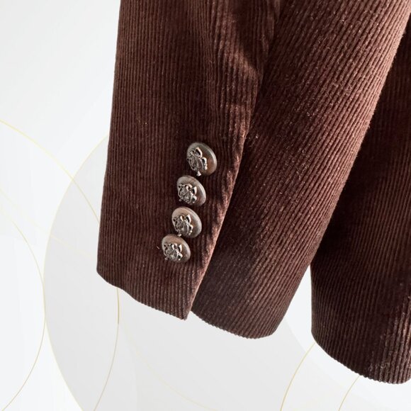 NWT Lauren Ralph Lauren Buillion Corduroy Blazer - Picture 4 of 12